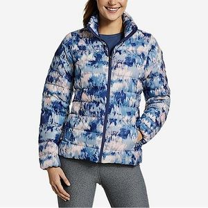 Eddie Bauer Cirrius Light EB650 Down Jacket in Dusted Indigo.